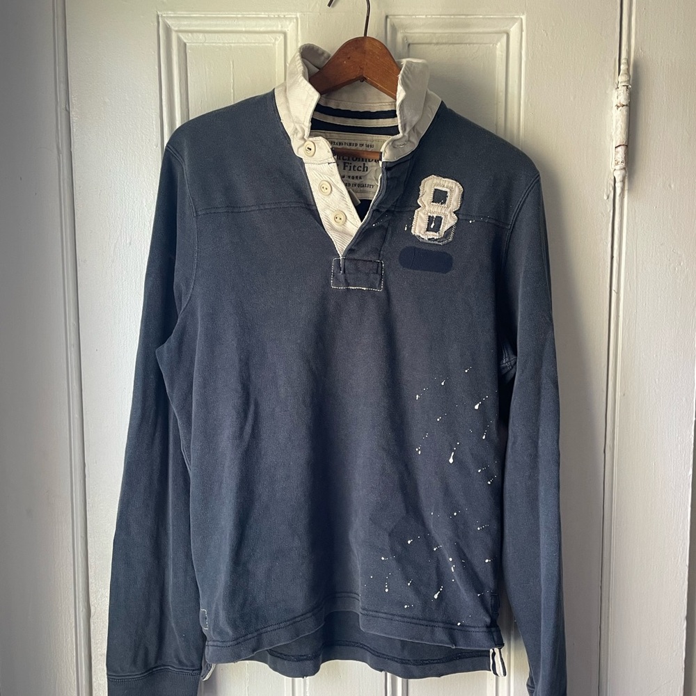 Sturdy vintage 90’s Abercrombie & Fitch Rugby long sleeve